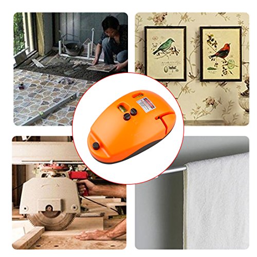 A-SZCXTOP 2-1 Line Laser Level Meter Mouse Type Horizontal & Verticalline Maker Device Tool Use to Civil Engineering or Construction Field.Hanging Pictures, Wall papering, Tiling