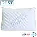 Blended Memory Foam Pillow With Super Soft Rayon Covers Derived From Bamboo, By REST. Made In The USA! (QUEEN SIZE)