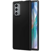 for LG Wing Black Case (2020) - Shock Proof PC Protective Phone Case Cover for LG Wing 5G LMF100N