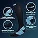 Compression Socks for Women Men, Sable 1 Pair Stockings 20-30 mmHg High Sleeves Calf Athletic Fit for Nurses, Running, Hiking, Medical, Pregnancy, Travel, Exercise & Recovery, L/XL 8-14