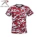 Rothco T-Shirt, Digital Red Camo, 2X