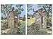 2 Vintage Outhouse Pictures Bathroom Privy Poster Print