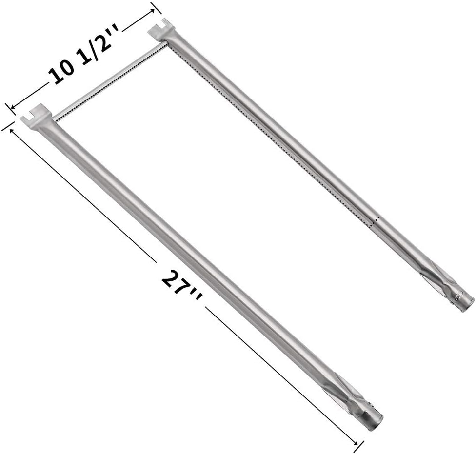 SHINESTAR 7507 27 inch Burner Tube for Weber Spirit E/S 210, 200, Genesis Silver A, Spirit 500 Gas Grills with Side Control, Stainless Steel Replacement Burner for 10404 : Garden & Outdoor