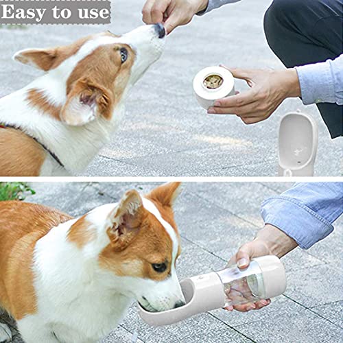 Yiflin Dog Water Bottle Portable Leak-Proof Dispenser for Outdoor Walking Hiking, with Outdoor Water&Food Bowl for Dog… - Image 3