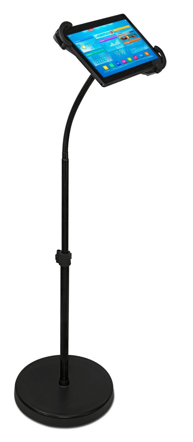 Mountit! iPad Floor Stand Height Adjustable Tablet Mounts Fits iPad 2