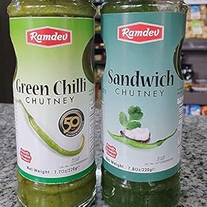 Ramdev Sandwich Chutney 1x250g – Ramdev Groene Chilli Chutney 1x250g