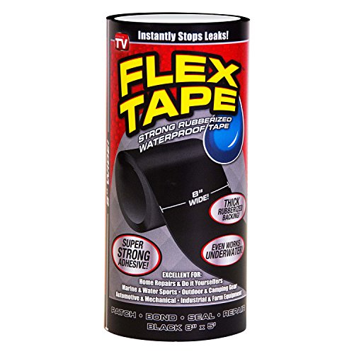 Flex tape black 8" x 5