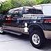 A-PADS (** NOT for replacement click on, JUST overlay Stick on) Compatible with Ford F150 Chrome Gas Door Cover 97 98 99 2000 01 02 2003 / F250+F350 SuperDuty 1999-2010 - Chromed Tank Fuel Door Cover