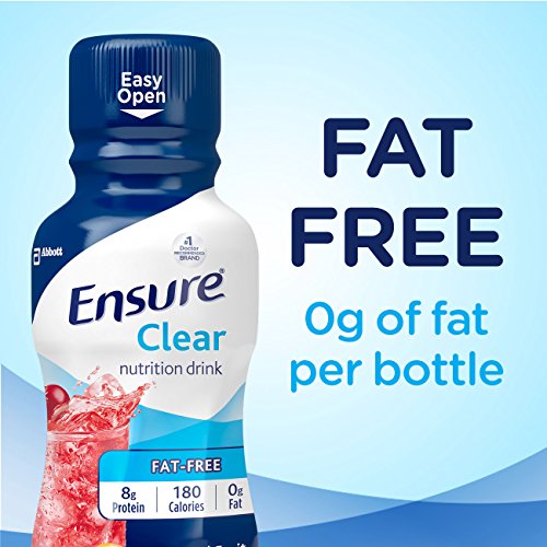 Ensure Clear Nutrition Drink, 0g fat, 8g of highquality