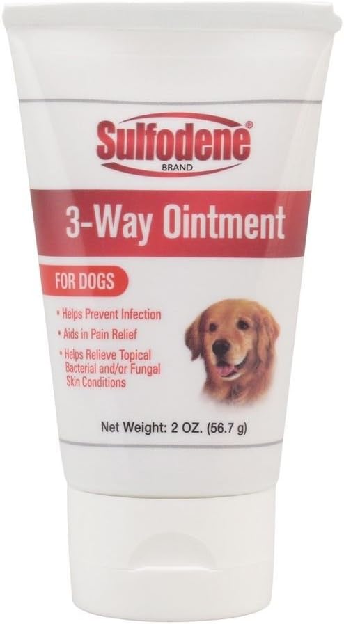 Sulfodene 3-way Ointment Pain Relief Skin Conditions Itching for Dogs