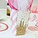 Big Dot of Happiness Little Princess Crown - Pink and Gold Princess Baby Shower or Birthday Party Favor Popcorn Treat Boxes - Set of 12