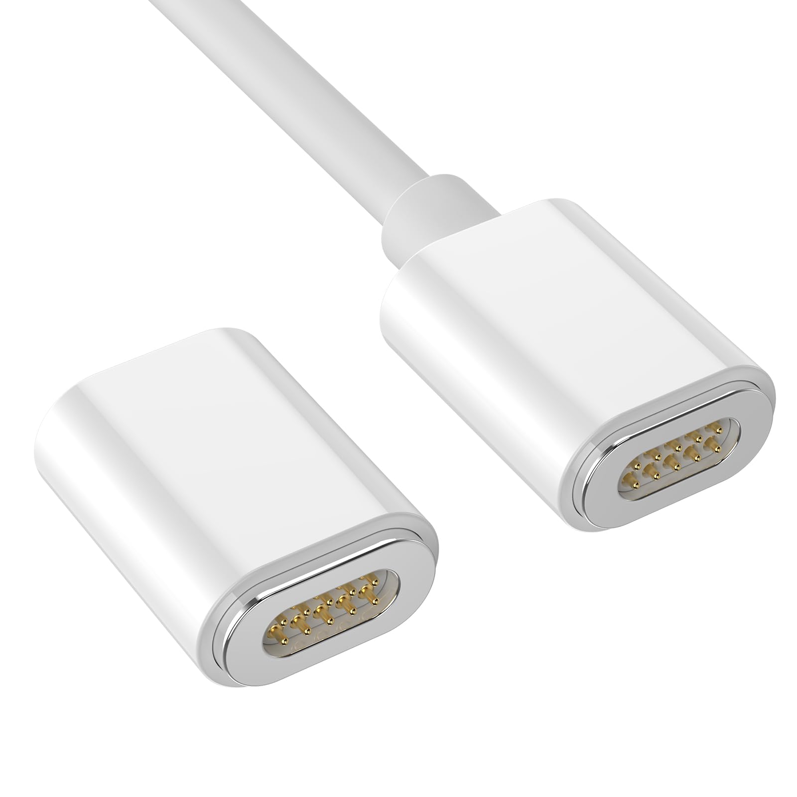 Photo 1 of Rounkin Charging Adapter for LG V60 Dual Screen Cover Case, Magnetic Charging Adapter with Cable, Charging Adapter Gender for for LG V60 thinQ (White)