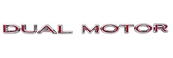 Custom Cut Graphics Dual Motor Badge Wrap for Tesla