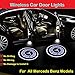 2Pcs Wireless Car Door LED Projector Light for Mercedes Benz All Models, Car Courtesy Welcome Logo Shadow Ghost Light, Wireless Car Door Led Projector Light