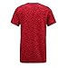 Hipster Men Tshirt Casual Longline Hip hop Basic Solid Color Cotton Long (Rad, US-L)