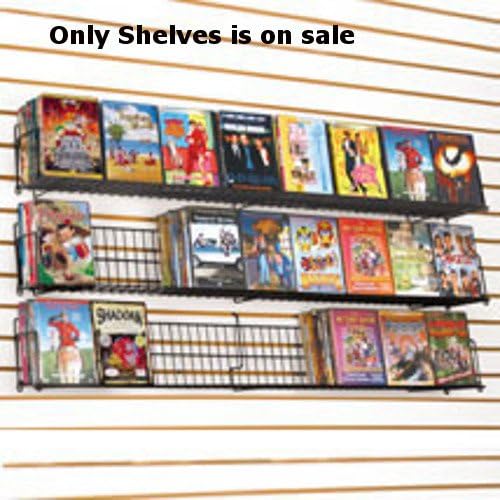 Lot of 6 Retail Steel 48 In. X 6 In. Slatwall &amp; Pegboard Shelving