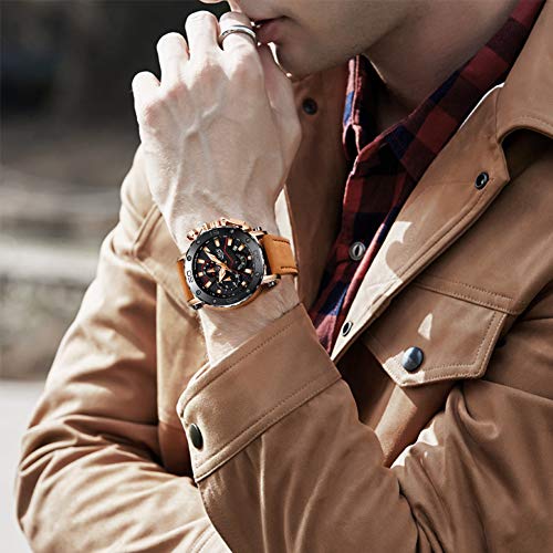 eloj-de-Pulsera-para-Hombre-LIGE-Deportivo-Resistente-al-Agua-Militar-multifuncion-cronografo-de-Cuarzo-Negro-con-Calendario-y-Correa-de-Piel