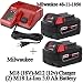 Milwaukee 48-59-1850 M18 RED LITHIUM XC 5.0 Ah Batteries (2) + 48-59-1812 M12 and M18 Multi Voltage Charger kit primary