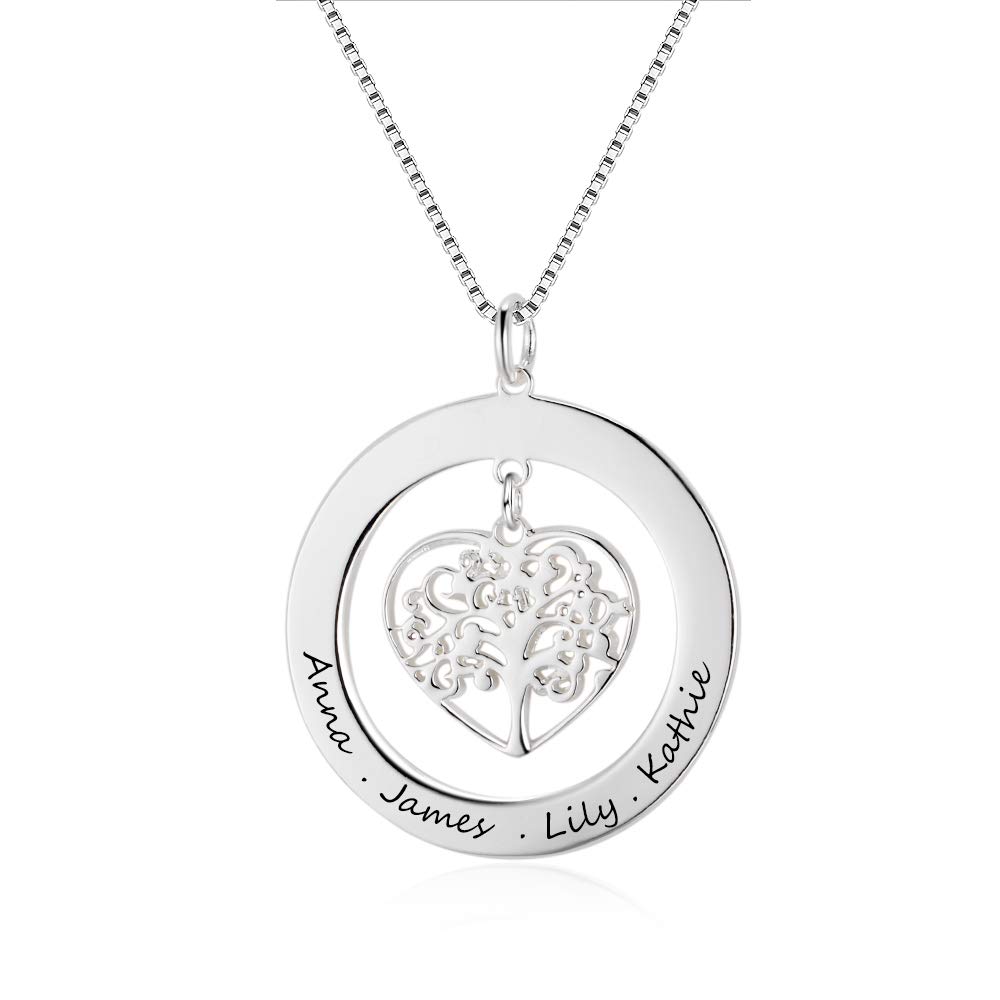 necklace, 925 Sterling Silver Tree 