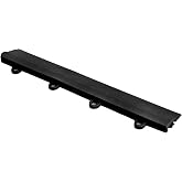 IncStores Edge Pieces for Nitro Interlocking Garage Floor Tiles | Ramped Edges for Our Plastic Floor Tiles to Build Smarter Garage, Workshop, Shed, or Trailer | Black, Female Edge