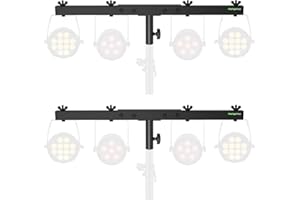 NiuNyuNeu DJ Lighting Bar Extension Cross Bar Mount for Tripod Speaker Stand, Set of 2