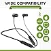 VMPALACE Bluetooth Headphones, Noise Cancelling Headphones with Microphone - Magnetic HD Stereo Wireless Headphones, IPX7 8 Hour Battery Waterproof Bluetooth Headset for Running Workout & Gym
