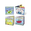 Set of 4 Baby Bath Books | First Words ABC Letters & Numbers | Plastic Coated & Padded | Floating Fun Educational…