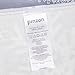Amazon Brand – Pinzon Cotton Flannel Duvet Cover - Queen, Snowflake Dusty Blue