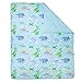 Wildkin Kids 4 Pc Toddler Bed In A Bag for Boys and Girls, Microfiber Bedding Set Includes Comforter, Flat Sheet, Fitted Sheet, and One Pillow Case (Dinosaur Land)