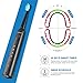 Electric Toothbrush, Sonic Rechargeable Eletronic Toothbrushes for Adults, Electronic Toothbrush with 2 Waterproof Replacement Brush Heads Power Clean as Dentist, Black