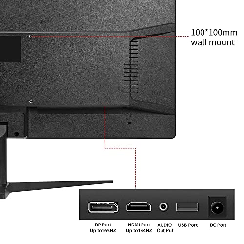 Thinlerain 24 Inch FHD 1080p 2ms 144 Hz Gaming Monitor FreeSync 2ms