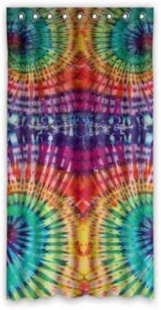 Home Decorative Custom Tie Dye Window Curtain For Living Room/Bedroom/Patio Door/Bathroom,Home Decor,Window Curtain 50" X 96"(One Piece)