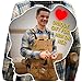 WirtaWork Woodworking Aprons for men and women - Durable Tool Apron with 11 pockets and 2 hammer loops - Comfortable 16oz Waxed Canvas Work Apron protects you from water to sparks. Best Shop Apron 4 U