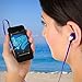 GOgroove AudiOHM DX Noise Isolating In-Ear Earbuds Earphones (Purple) with Anti-Tangle Cord and Interchangeable Silicone Ear Gels for Smartphones , Tablets , mp3 Players , Laptops , Portable DVD Players & More