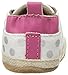 Robeez Girls' Cool and Casual Slip-on, Cool and Casual Cream Dot, 12-18 Months M US Infant