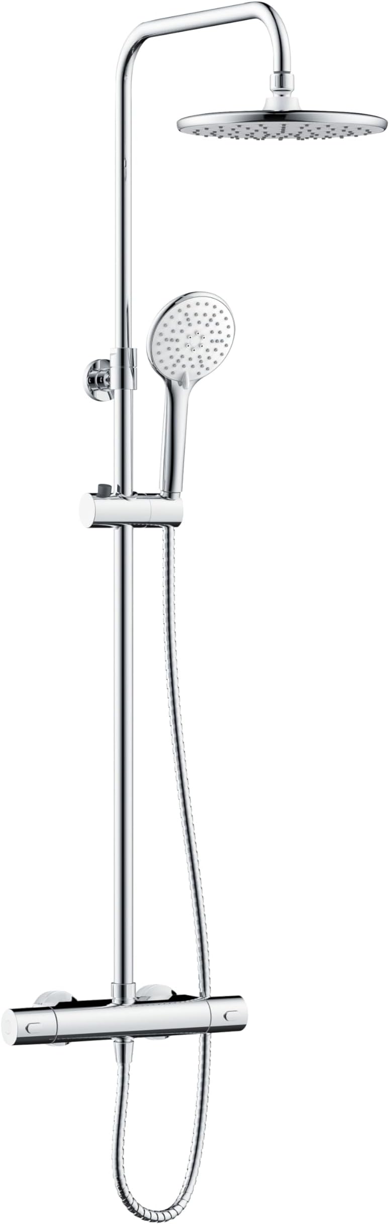 Bristan BUZ2 C Buzz Safety Touch Rigid Riser Shower Chrome