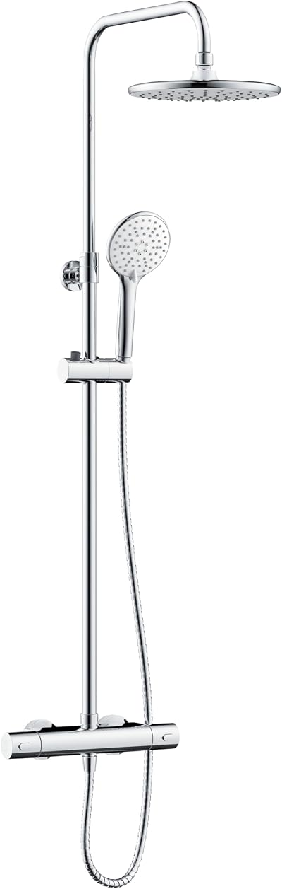 Bristan BUZ2 C Buzz Safety Touch Rigid Riser Shower Chrome