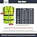XIAKE 9 Pockets Class 2 High Visibility Reflective Safety Vest for Men Women,Meets ANSI/ISEA Standard(Yellow,Small)