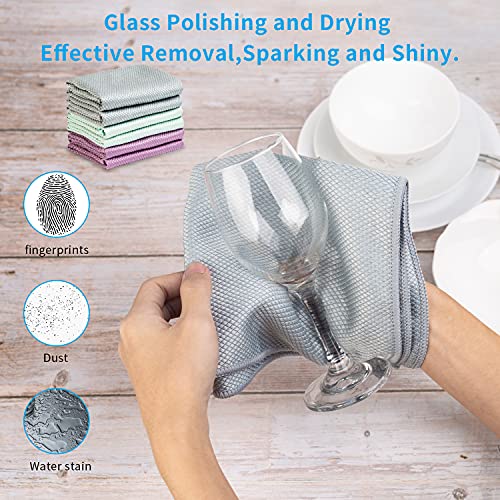 Fish Scale Lint Free Microfiber cleaning cloth,Best Glass window mirror