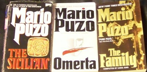 Lot 3 Mario Puzo Crime the Family ~ Omerta ~ the Sicilian
