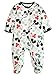 Disney Mickey Mouse Infant Baby Boys 2 Pack Long Sleeve Sleep N' Play Coveralls White/Grey 6-9 Months