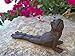 Brown Cast Iron Lazy Frog Door Wedge Door Stop Garden Decor