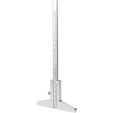 QWORK Depth Vernier Caliper, 0-150mm Aluminum Micrometer Gauge Measuring Tool, -0.02 Accuracy, 1 Pack