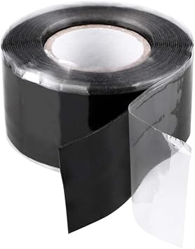 Fodlon Cinta Impermeable Autoadhesiva Cinta Adhesiva Para Fugas De Agua Manguera Cinta Aislante Negra Cinta De