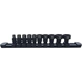 Astro Tools 78110 10-Piece 1/4" Drive Low Profile Nano Impact Sockets - SAE