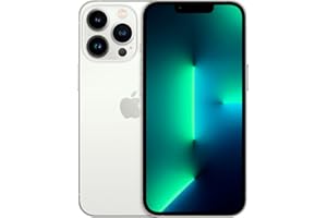 Apple iPhone 13 Pro Max, 128GB, Silver - Unlocked (Renewed)