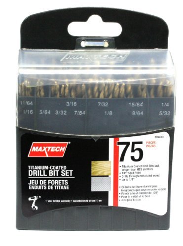 Maxtech 53385MX Titanium Coated Drill 