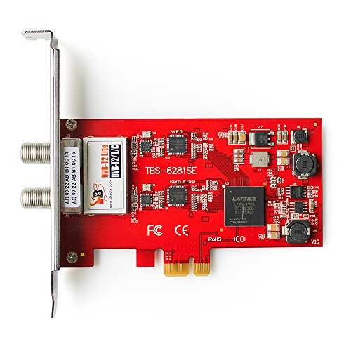 TBS 6281SE DVB-T2/T/C TV Dual Terrestrial HD Low-profile PCIe TV Tuner Card