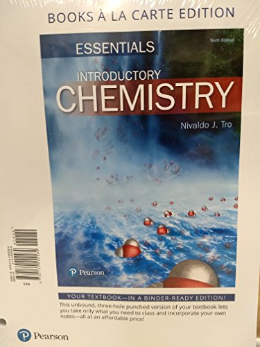 Introductory Chemistry Essentials, Books a la Carte Edition (6th Edition) Introductory Chemistry Essentials, Books a la Carte Edition (6th Edition)