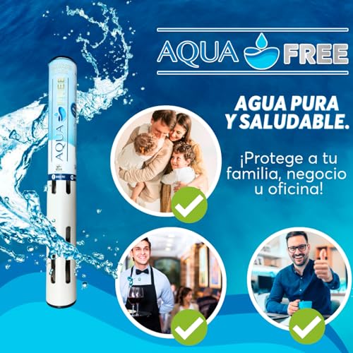 AQUA FREE, DESINFECTANTE DE AGUA PARA TINACO, ELIMINA VIRUS, BACTERIAS Y HONGOS DEL AGUA POR DOS AÑOS